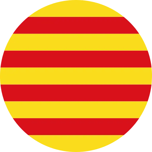 Bandera que representa idioma Catalán